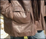 Brown Country Jacket hand warmer pocket